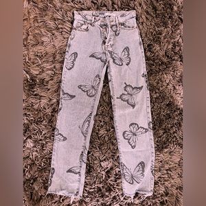 Pacsun Butterfly Jeans
